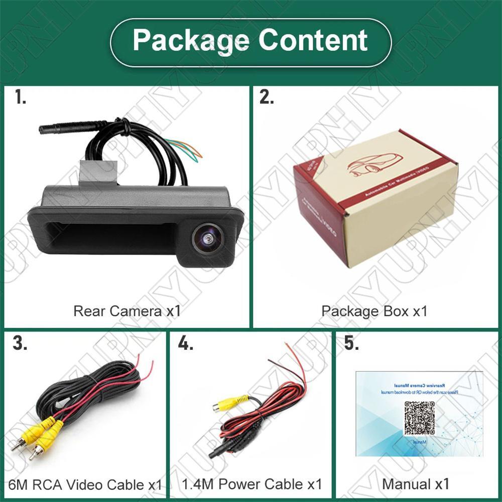 AHD Reverse Backup Trunk Handle Camera for Ford Mondeo MK4 CHIA-X Fiesta Focus Q