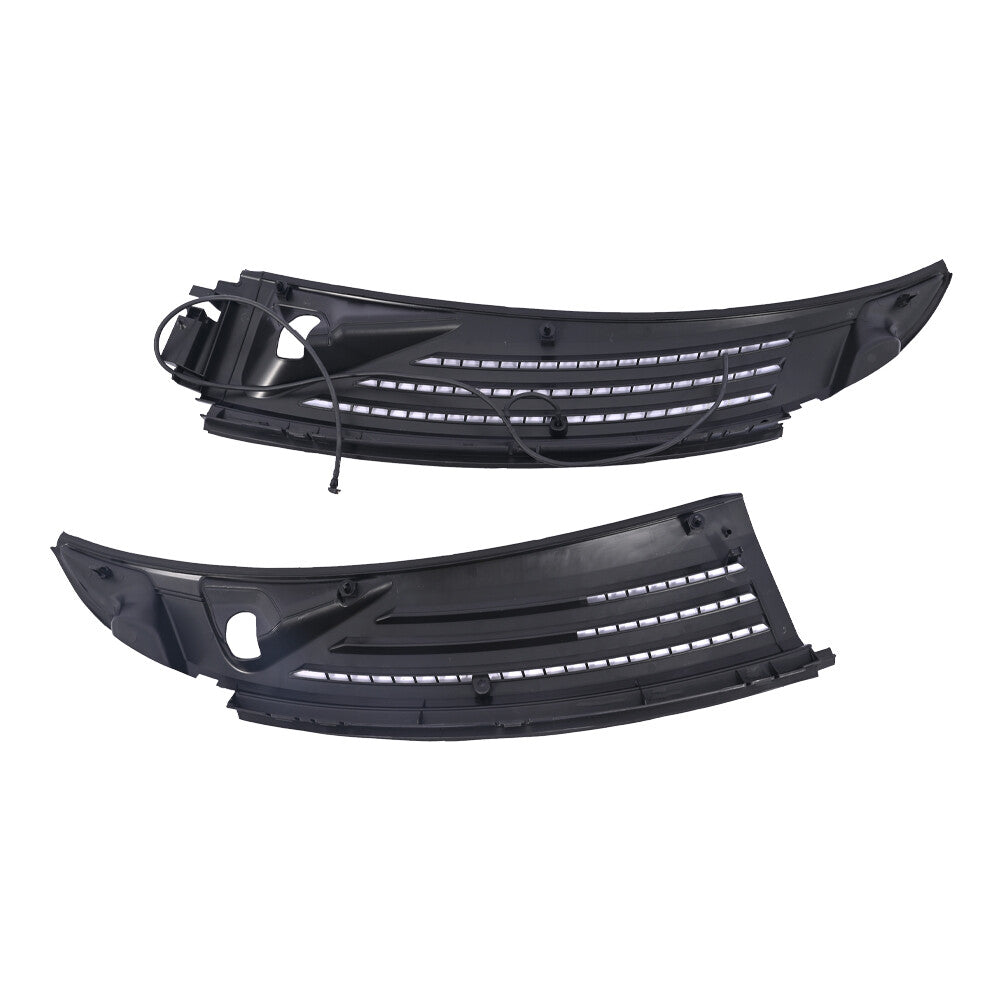 For 2009-2014 for Ford F150 for Ford Cowl Panel Grille Set w/ Seals RH LH Pair