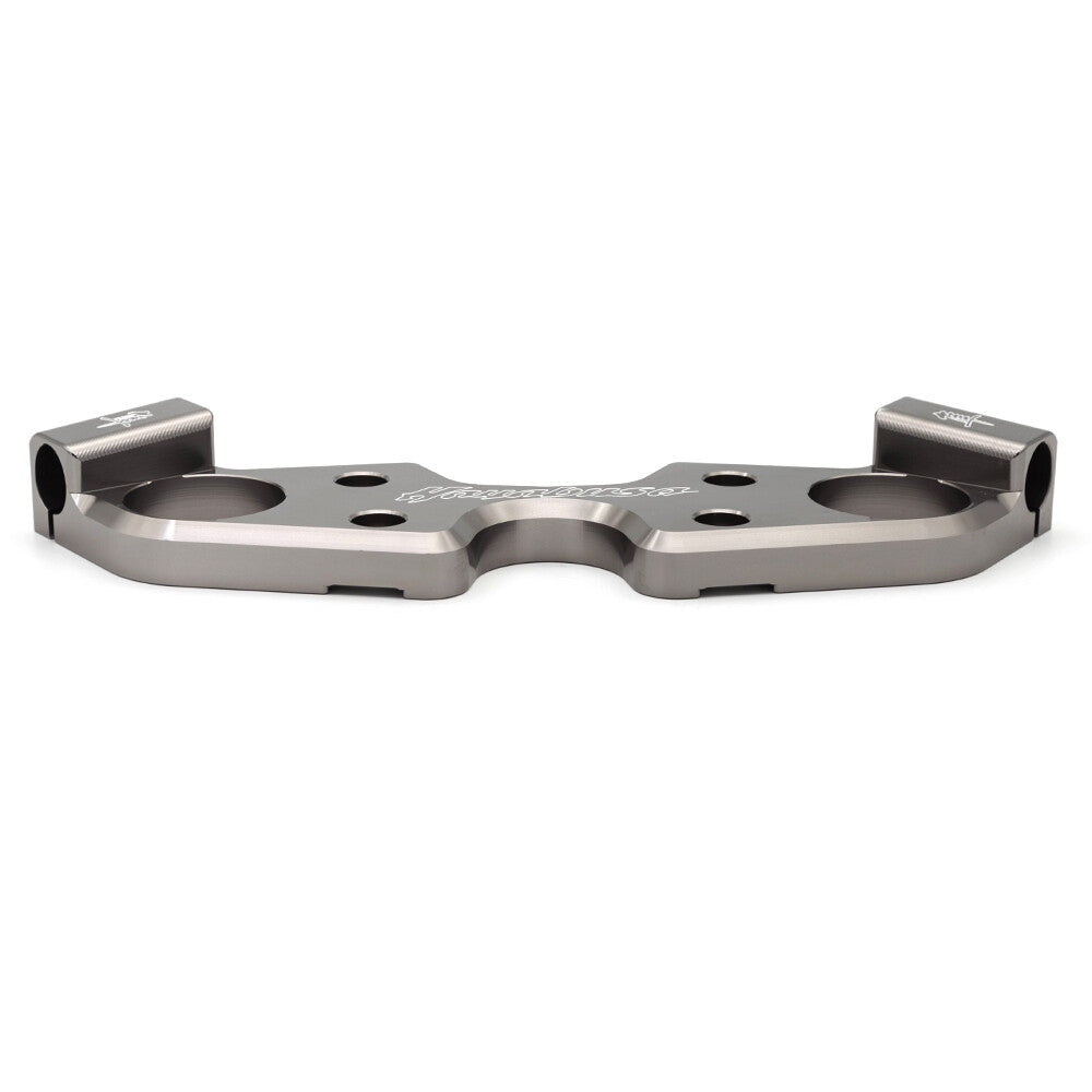 CNC gray three-tree front clamp suitable for GSX1300 Hayabusa 1999 2000 - 2022