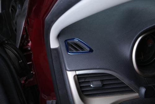 Fit for Jeep Cherokee 2014-2020 Blue Steel Dashboard Upper Air Outlet Vent Trim