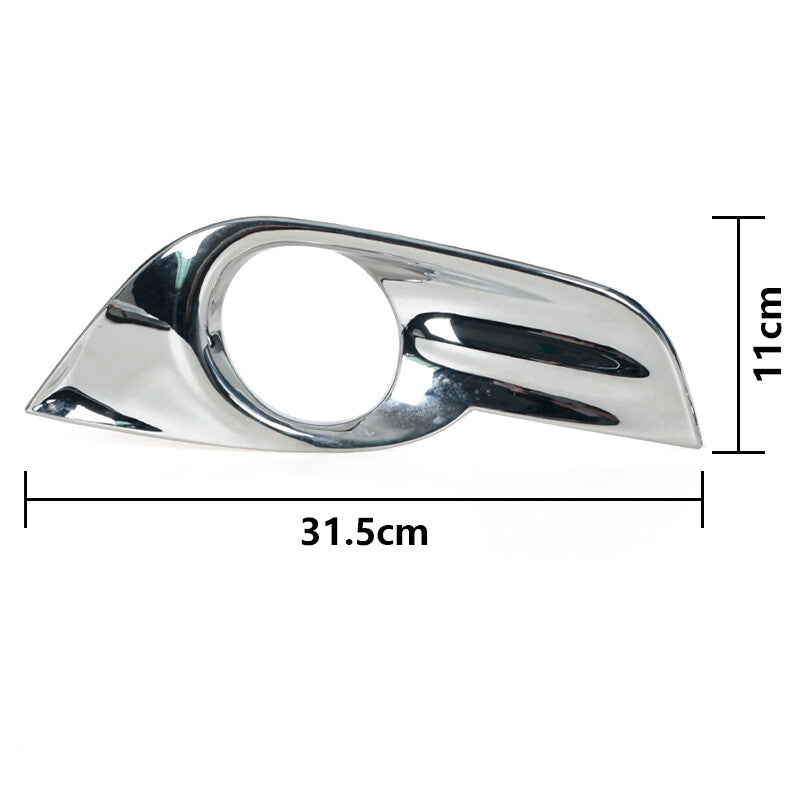 1 Pair Chrome Front Fog Light Lamp Trim Cover Decor for Nissan Altima 2013-2015