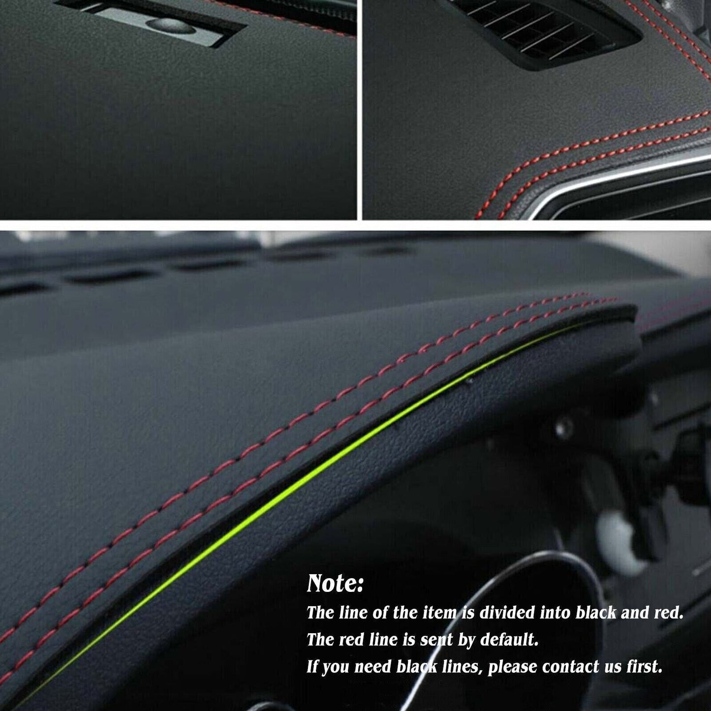 1X Leather Dashboard Dash Mat Non-slip DashMat Sun Pad for Hyundai Sonata 12-14