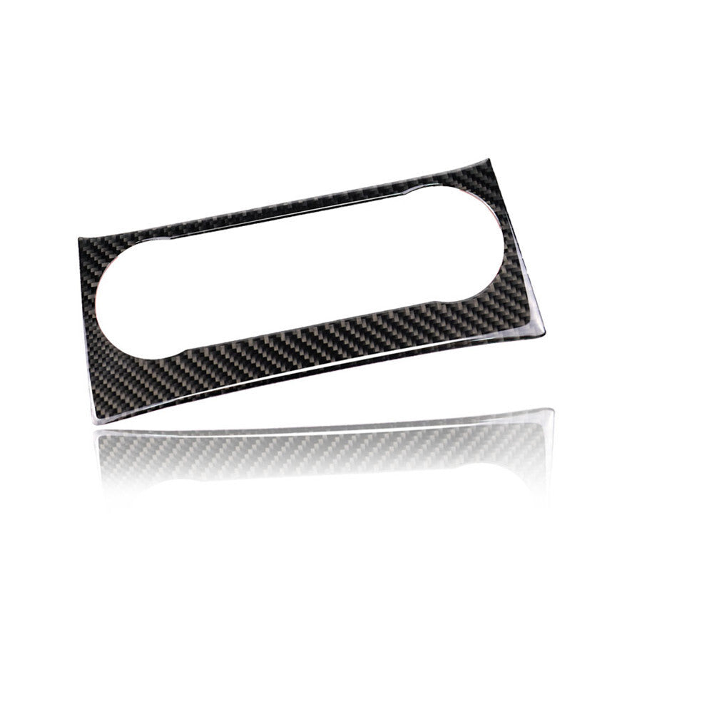 2Pcs Carbon Fiber Climate Control Panel Cover Trim For Sonic 2012-2016 v