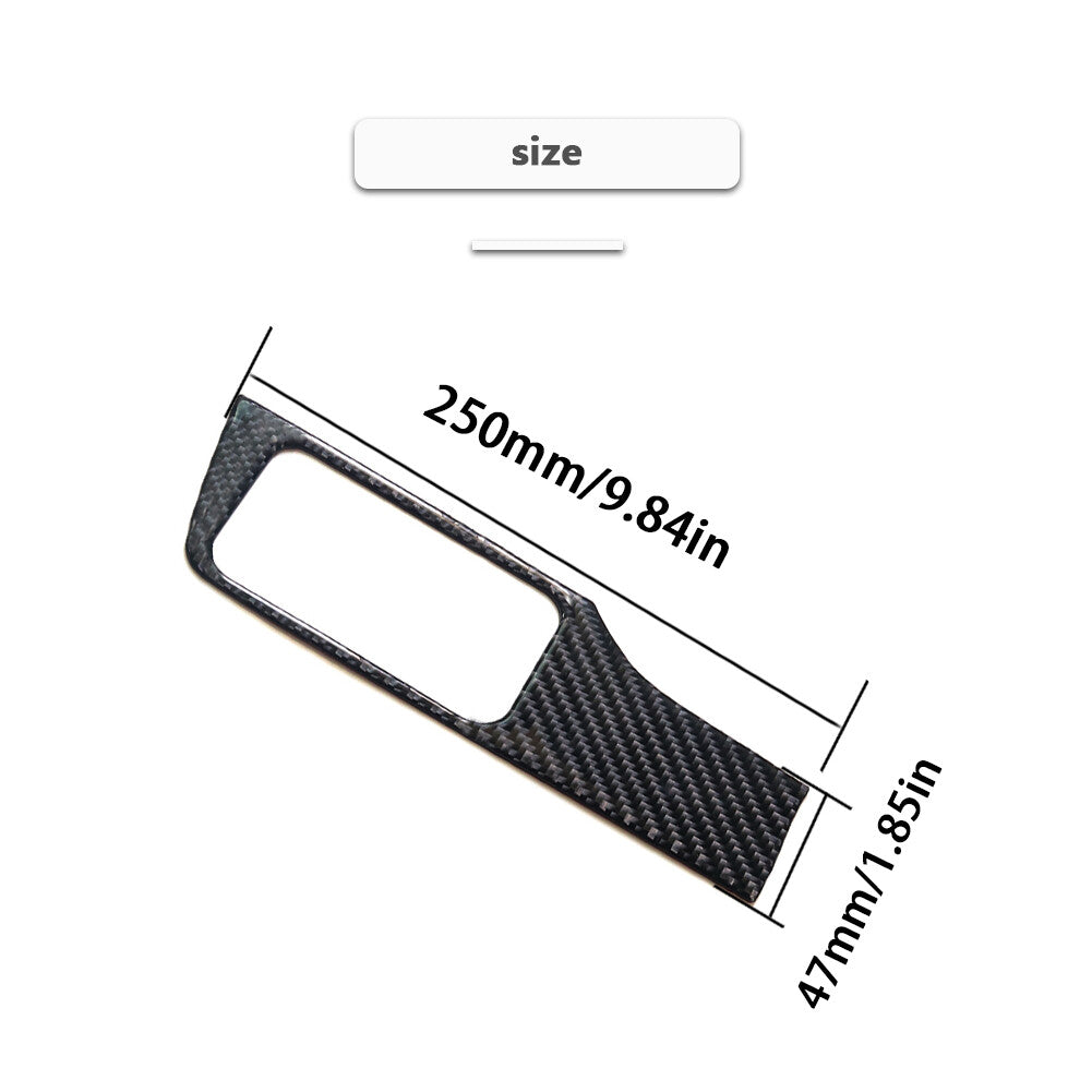 for Honda Odyssey 2005-10 Carbon Fiber Headlight Switch Control Frame Cover Trim
