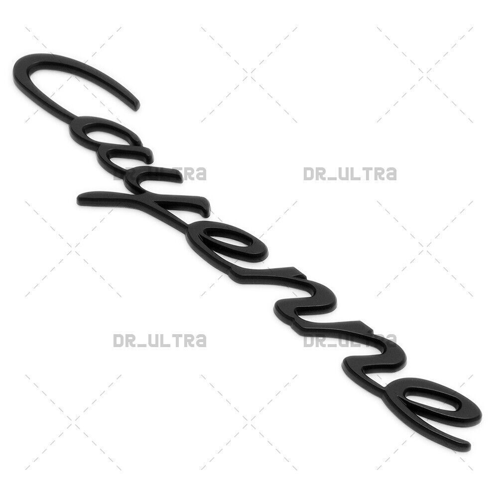 Matte Black Look for Cayenne Letters Rear Badge Emblem Deck Lid Nameplate 958