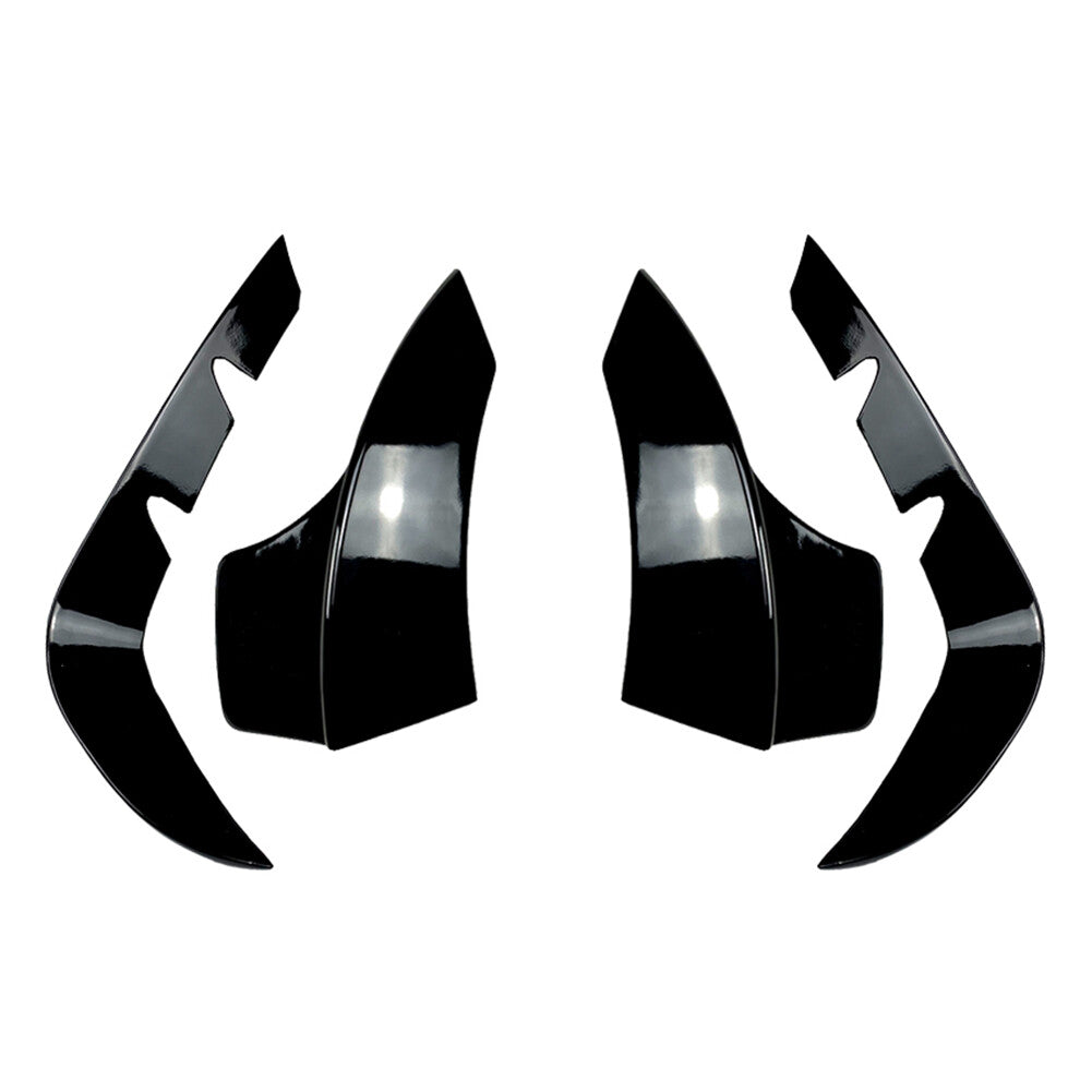 Front Bumper Canards Lip Splitter Fins ip Splitter for Mercedes-Benz GLB-Class