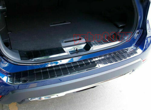 2X for Nissan Rogue 2017-2020 Black Rear Bumper Protector Sill Plate Cover