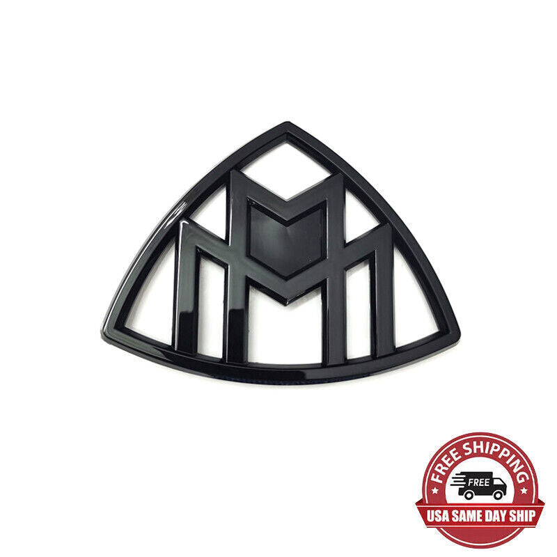 Glossy black badge decoration on the trunk for Mercedes - for Maybach W222 S-Class