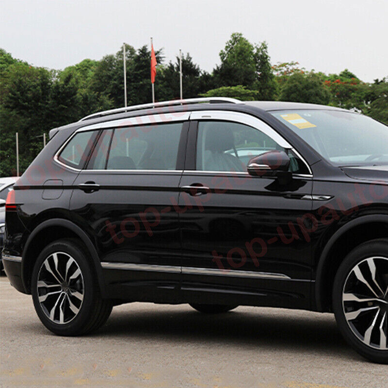 for VW for Tiguan 2018-2023 silver Window Wind Visors Rain Guard Vent Deflectors