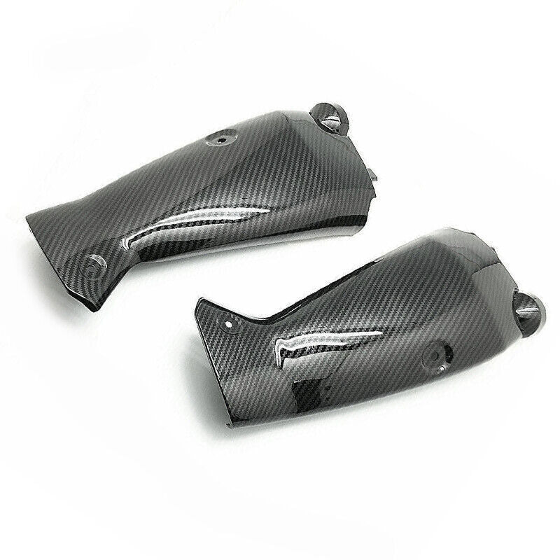 Carbon Fiber Front Intake Tubes Panel Fairing Cover for Yamaha YZF R1 2009-2014
