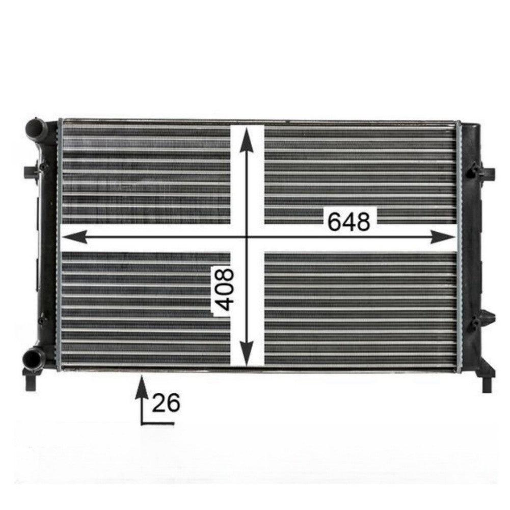 Water Cooler Engine Cooling for VW for Golf V (1K1) 10-14