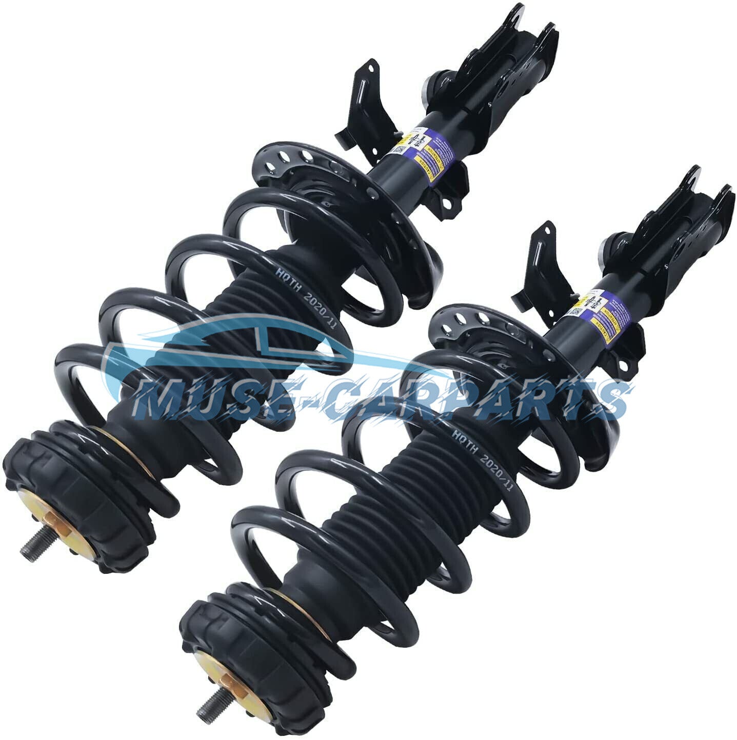2 MagneRide front shock absorber struts for Cadillac for Escalade , for Chevrolet Tahoe, and for GMC (2007-2014).