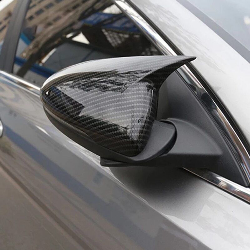 Carbon fiber horn side mirror cap trim for Kia K3 Forte 2019 - 2022