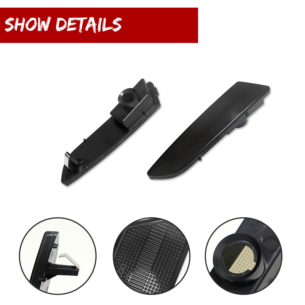 For 04-08 for for CHRysler Crossfire SRT-6 Smoke Lens Front Bumper Side Marker Light Kit - v