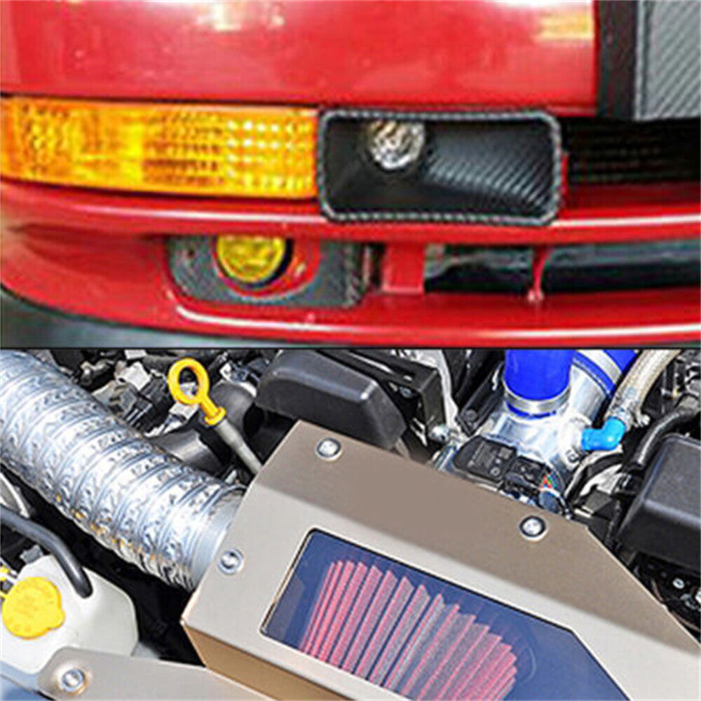 Universal for automotive front bumper turbocharger intake manifold intake port cooling system - n