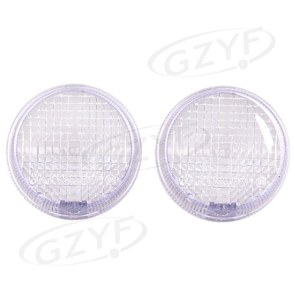 Clear Turn Signal Lights Indicator Blinker Lens Fit Cruisers 1997-2000 98 99 Q