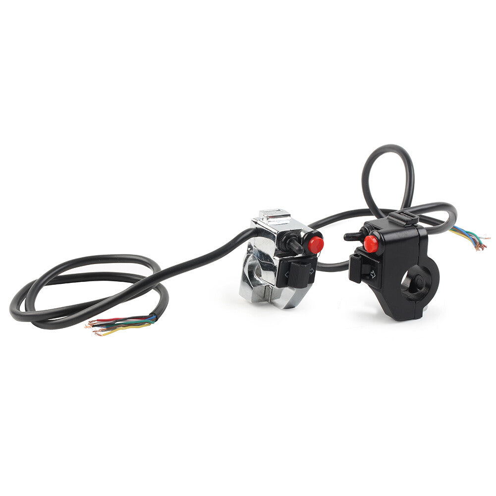 Motorcycle Switch Handlebar Mount Button Horn Turn Signal Fog Light Headlight Q