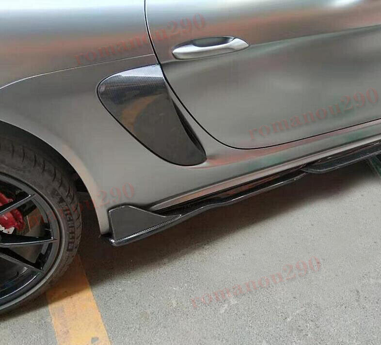 for Porsche 718 Cayman 2017-2022 Carbon Fiber Side Vents Cover Trim auto