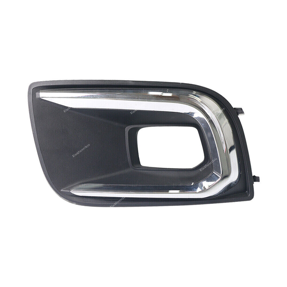 Front Bumper Fog Light Bezel Cover w/Chrome Trim Right For 18-21 for Toyota Sequoia