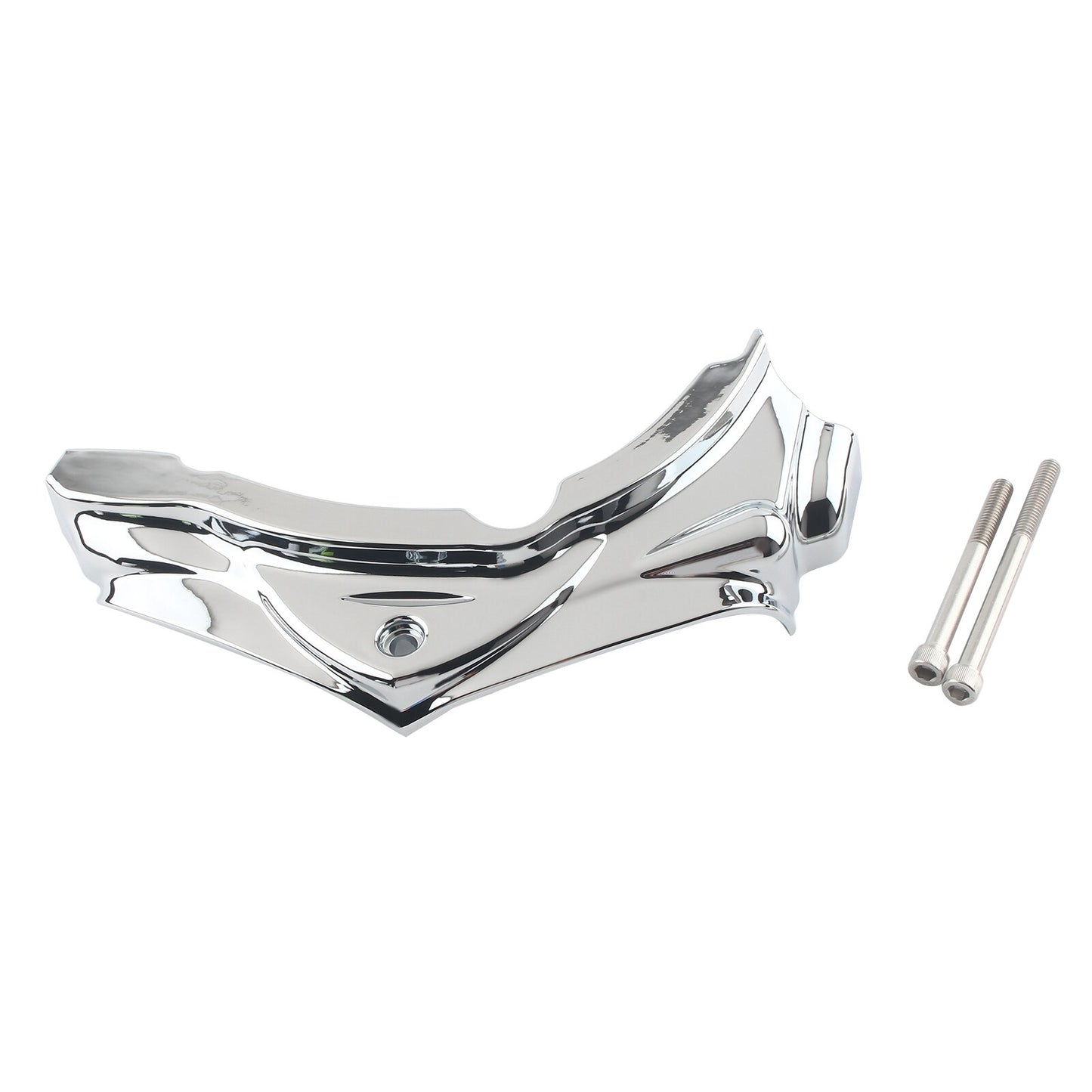 Chrome Cylinder Base Side Cover for Harley Heritage Softail FLSTC FLSTN 2007-17 Q