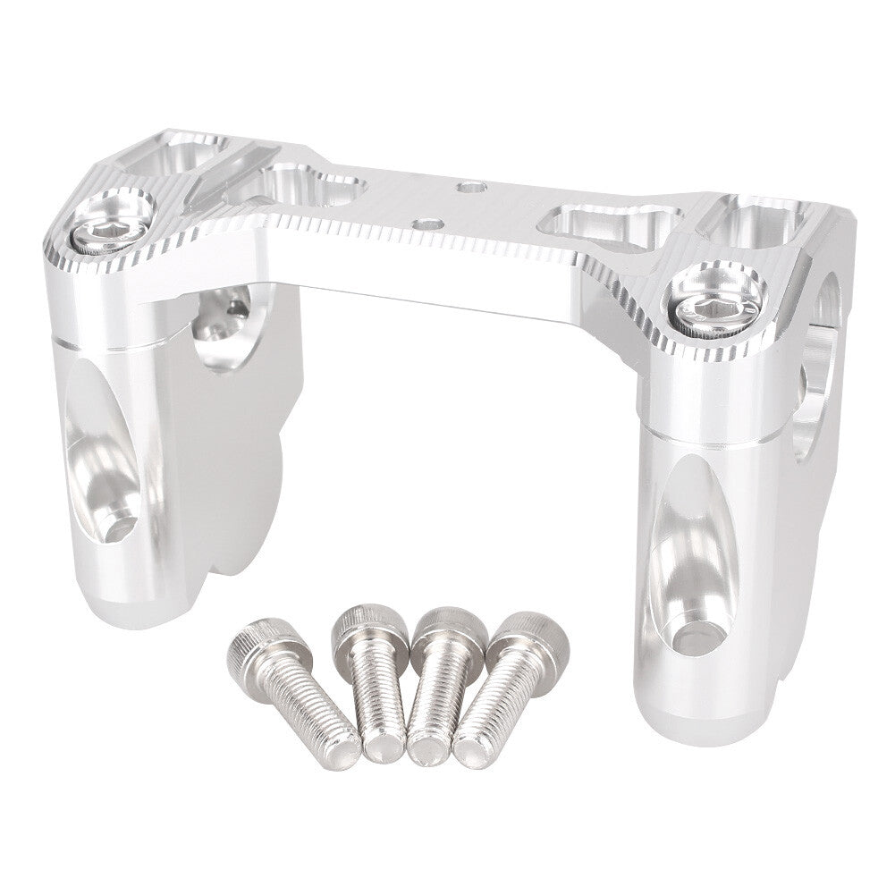 Handle Bar Riser Clamp Mount CNC Aluminum Silver Fit for BMW R1200GS 2013 2014 motor Q