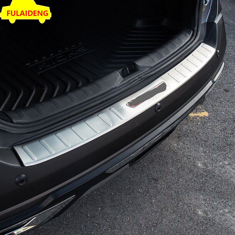 for Nissan Kicks 2017-20 Silver Rear Bumper Protector Sill plate cover Guard 2x