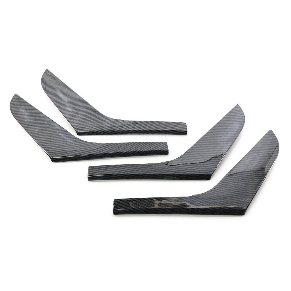 4 Pcs Interior Door Armrest Cover Trim for VW for Golf 6 2009-2013