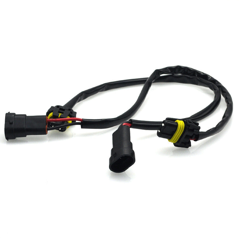 2x Plug Paly H11 Fog / Driving Light Wiring Harness For 2006-2012 Cayman v