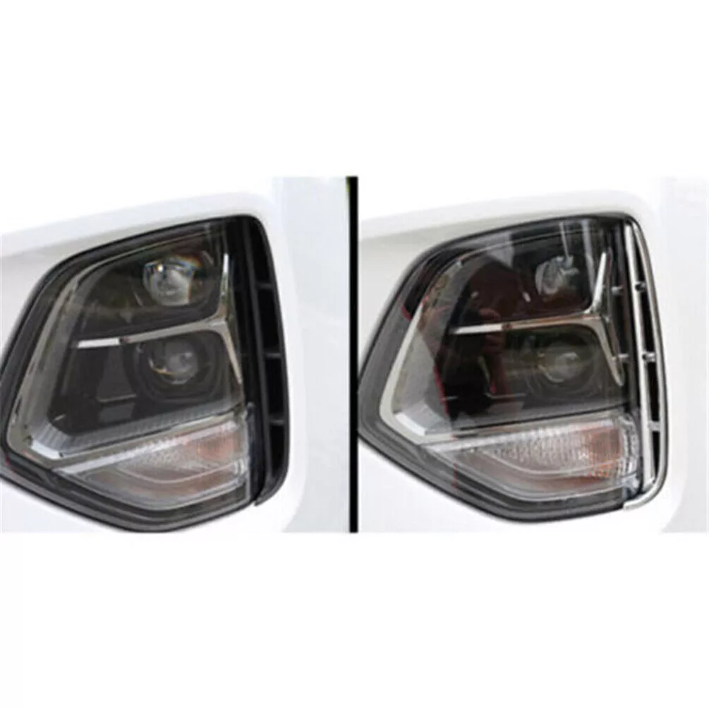 Front Bumper Fog Lamp Air Inlet Cover Chrome Trim for Hyundai Santa Fe 19-20