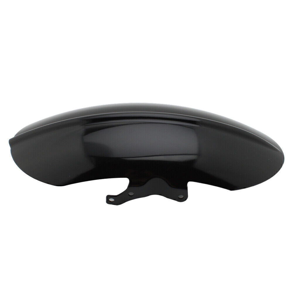 Vivid Black Motorcycle Short Front Mudguard Fender Fit Bobber Speedmaster Q