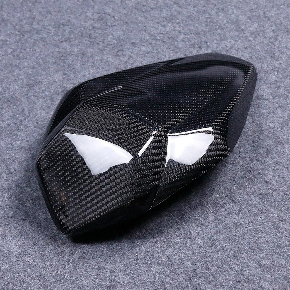 Suitable for 2019-2025 Ninj ZX6R rear for seat covers, passenger for seat covers, carbon fiber. Q