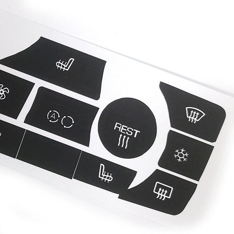 AC Dash Button Repair Decal Sticker Fit for BMW 325i 328i E90 E91 E92 2006-2011