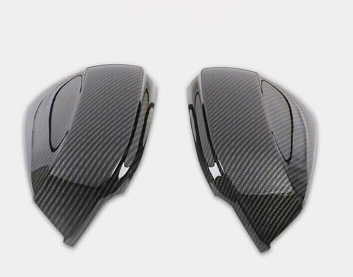 for Audi Q3 2019-2021 ABS Carbon Fiber Rear Door View Side Mirror Cover Trim 2X