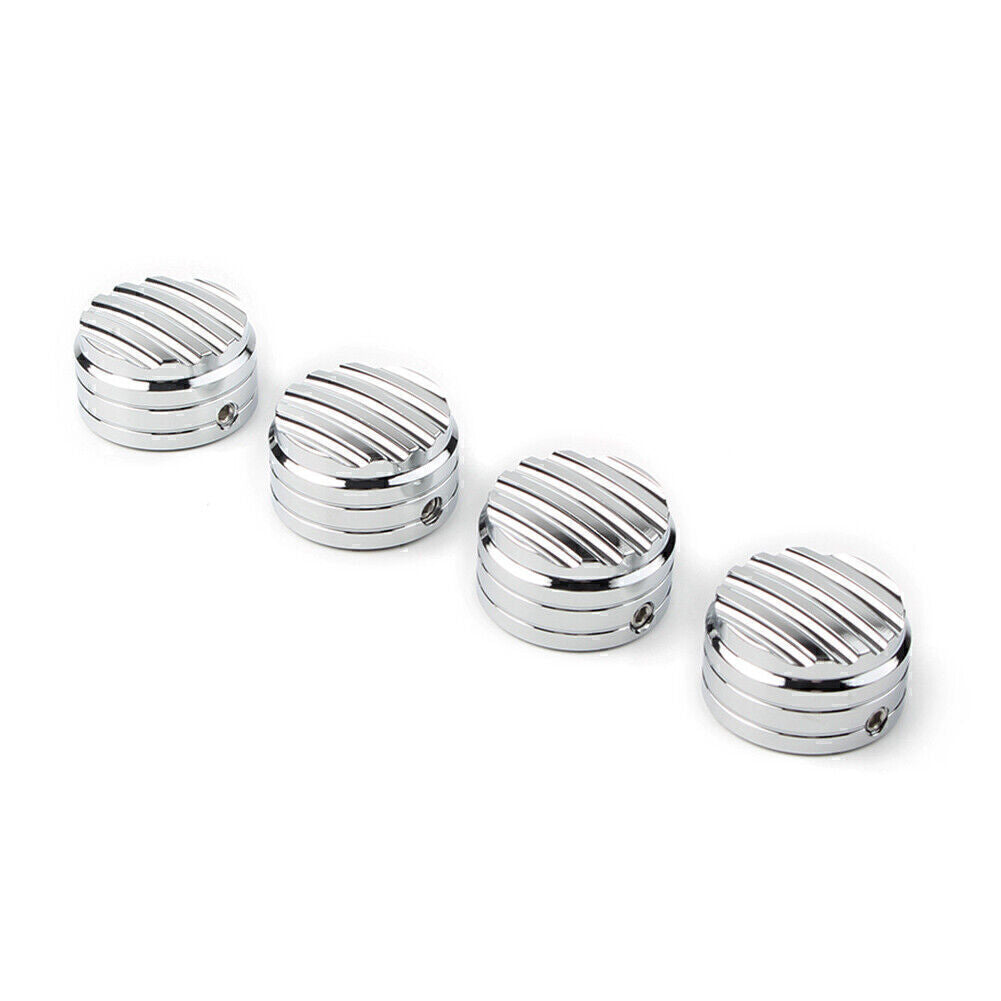 For Thruxton 1200 2016-2019 2018 4x Chrome Billet Machined Head Bolt Cover Cap Q