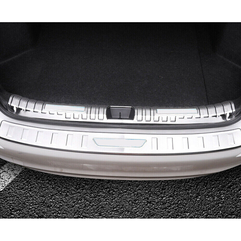 Sliver Brushed Rear Bumper Guard Sill Scuff Plate Covers for Honda for Civic 2022-23