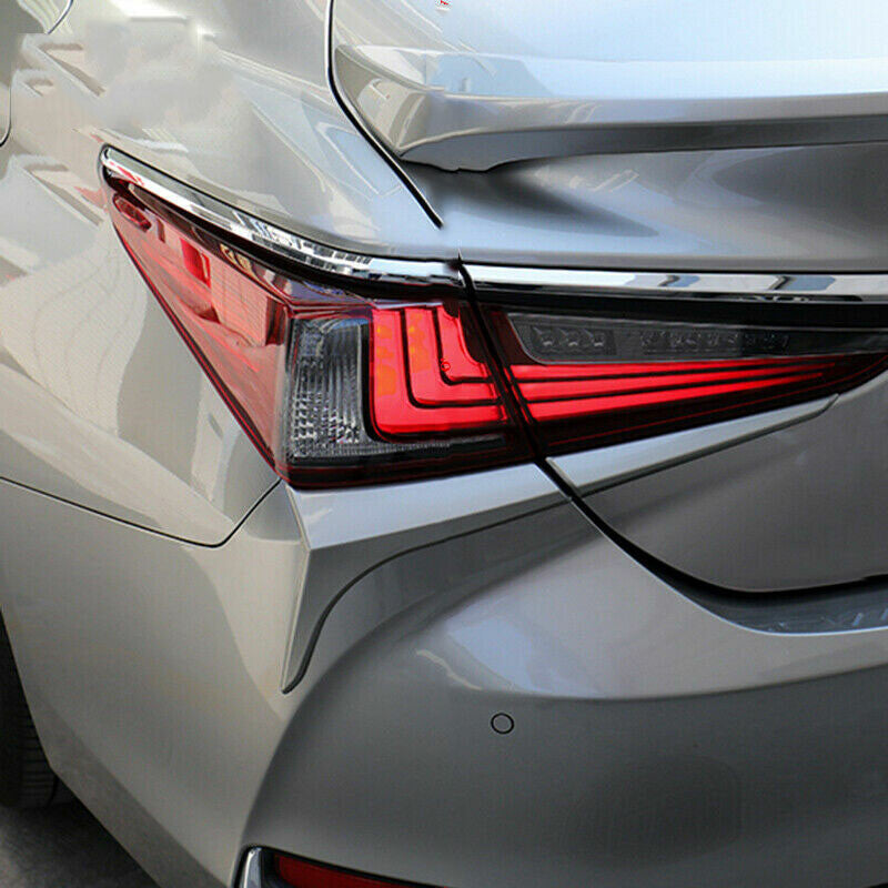 for Lexus ES350 300h 2019-2022 Silver Grey ABS Rear Tail Light Lamp Trim Strip4