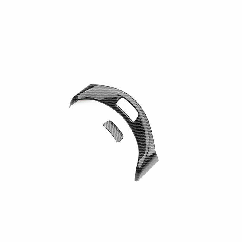 for Benz C Class 2015-2021 ABS Carbon Fiber Console Armrest Knob Trim Decor 2X