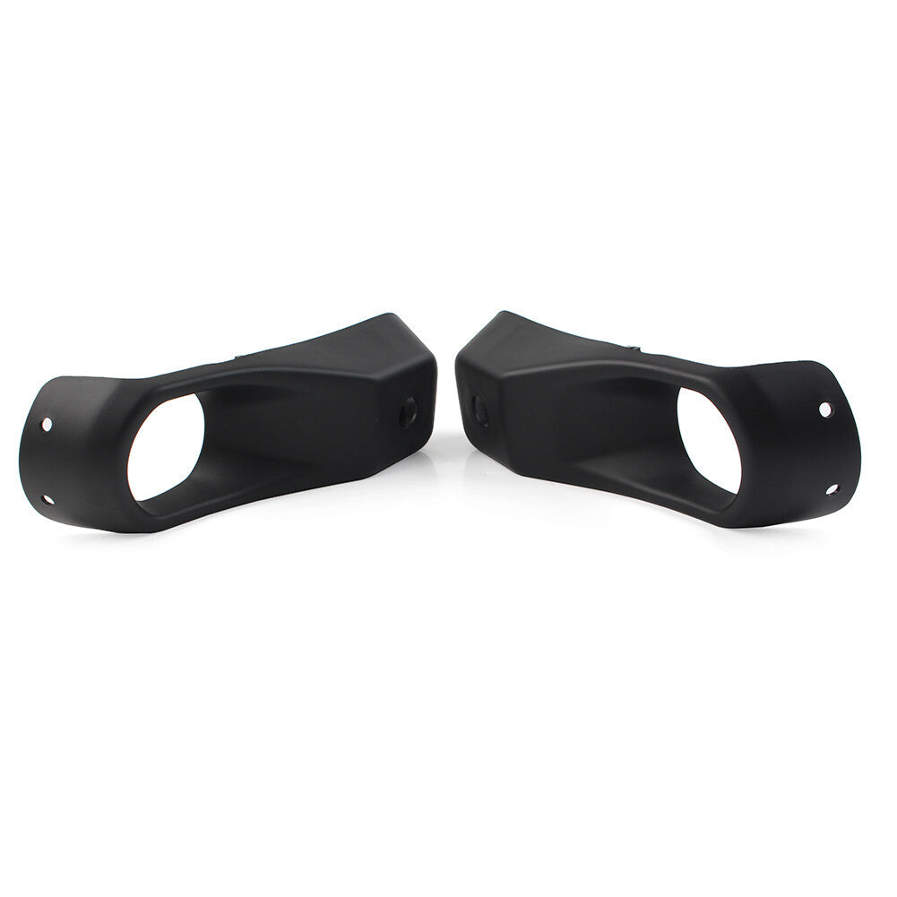 2x Front Fog Lamp Cover Black for Jeep for Wrangler JL 2018-2022