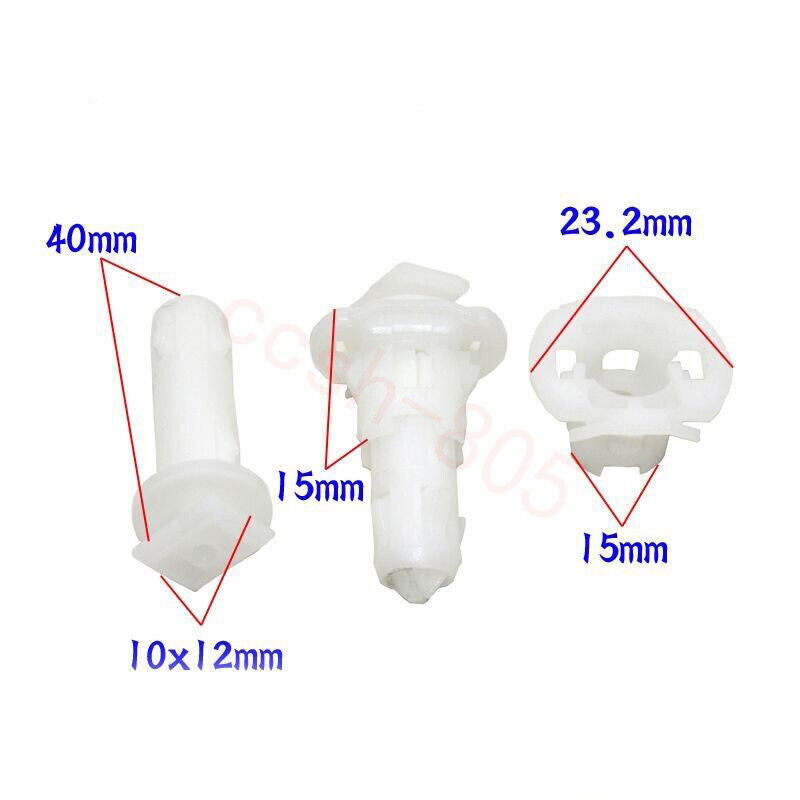 5 Pcs Car Windshield Pillar Garnish Trim Clips for Mazda