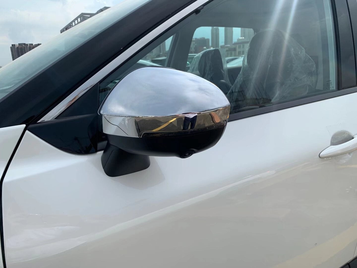 Chrome Door Side Mirror Cover Trims Cap for Nissan Rogue 2022 Car Accessories