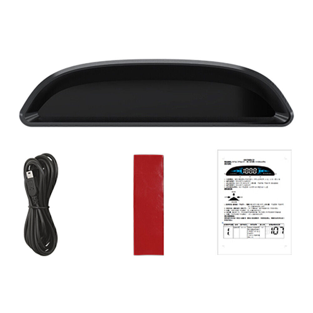 G2 GPS HUD Head Up Display Car Speedometer On-Board Computer Digital Gauges BLK Q