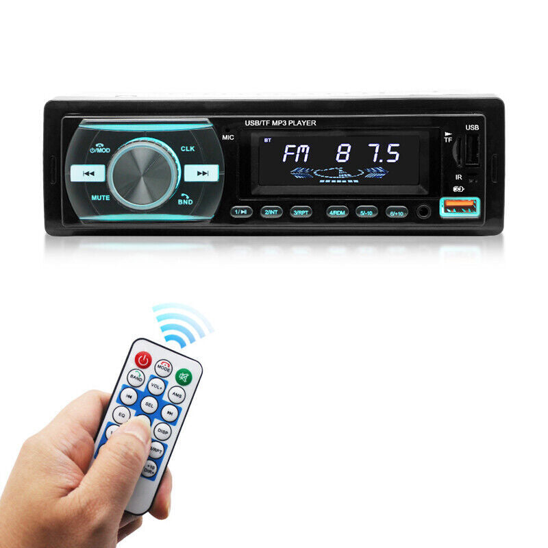 12V Bluetooth USB/FM/WAV Radio, Stereo 4-Channel MP3 Player Remote Control n