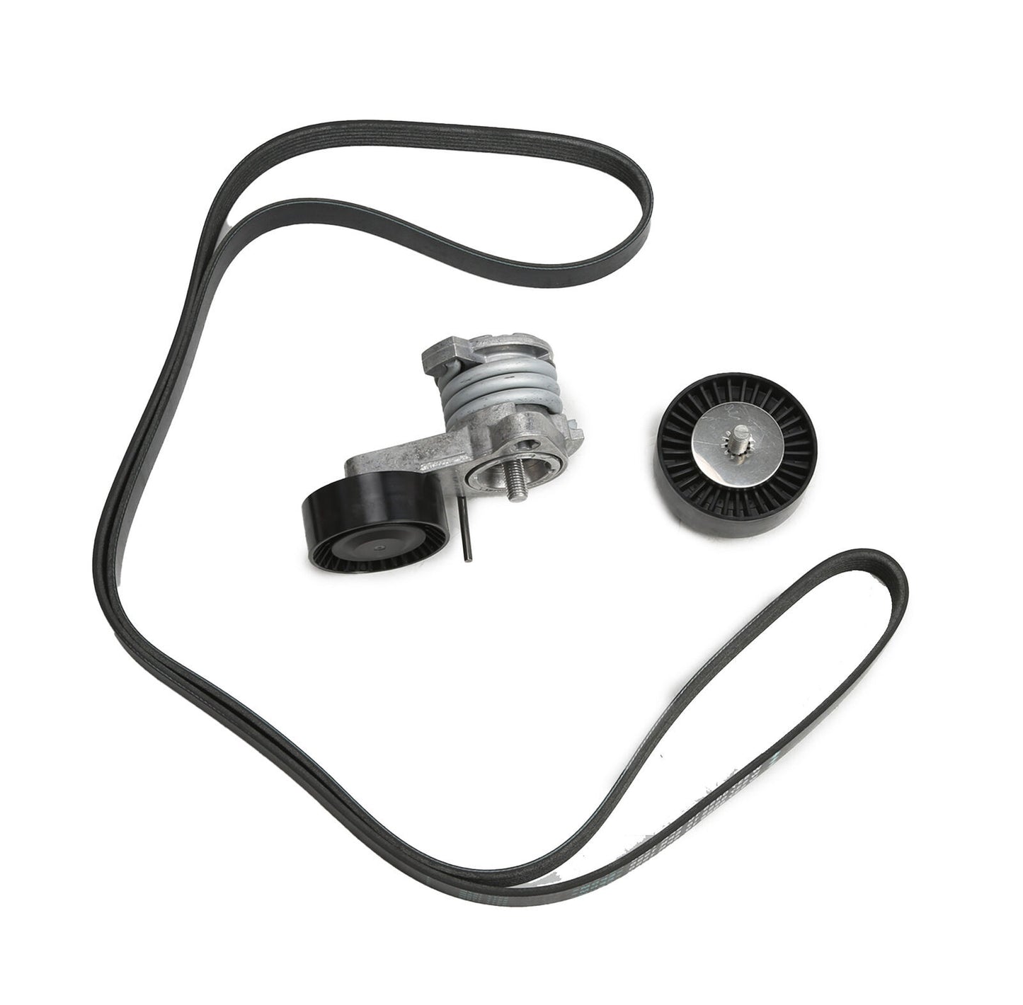 Belt & Tensioner & Pulley Kit Fit for BMW X3 X5 Z4 330i 530i 630i E60 E81 Q