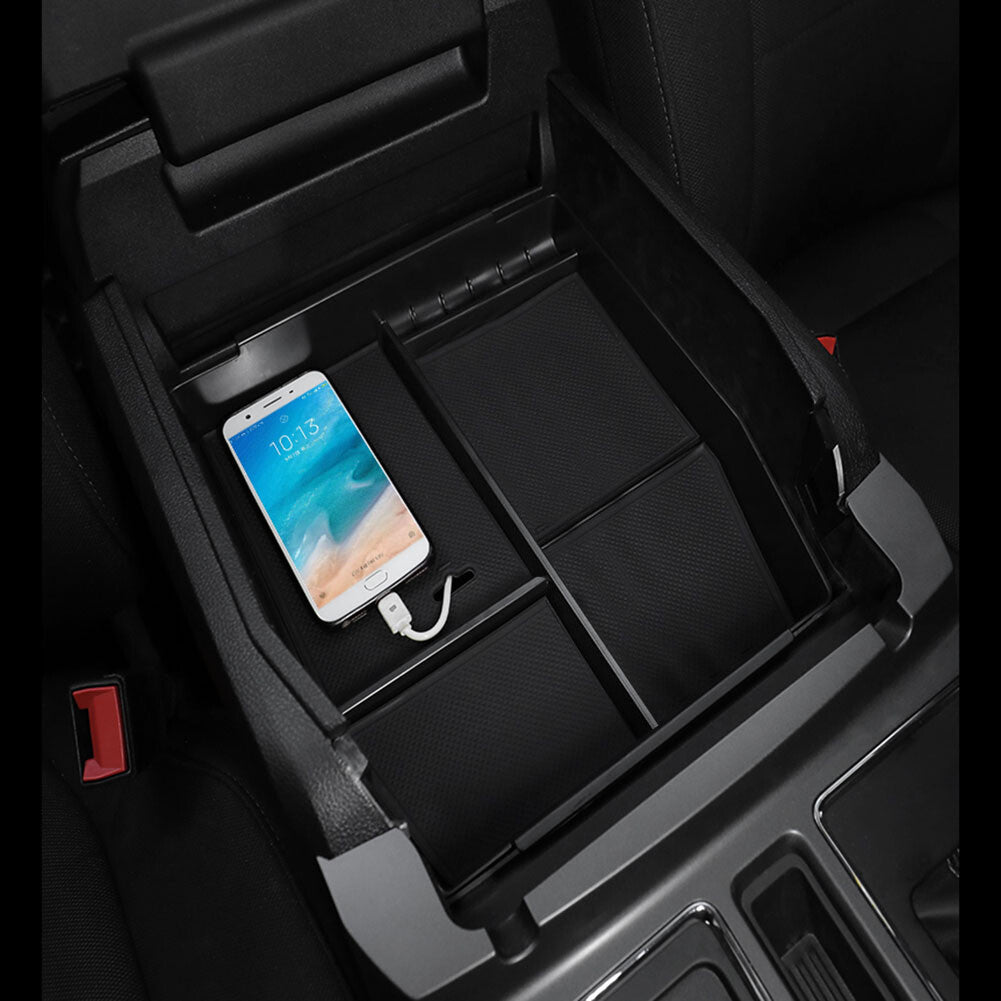 Fit for Ford F150 2015-2019 Car Center Console Armrest Box Glove Storage Box