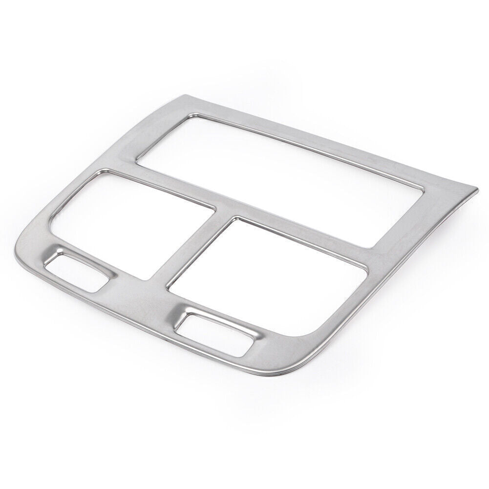 Armrest Box Rear Air Vent Outlet Cover for Volvo XC60 2018 / XC90 2015-18 Silver