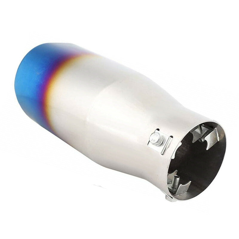 Universal Car Modified Stainless Steel Rear Exhaust Muffler Pipe Tip Tail Throat