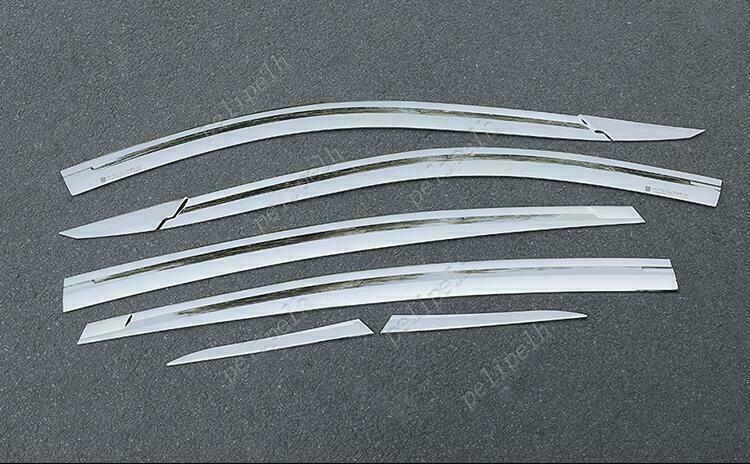 for Nissan Altima 2019-2024 Chrome Window Wind Visors Rain Guard Vent Deflectors