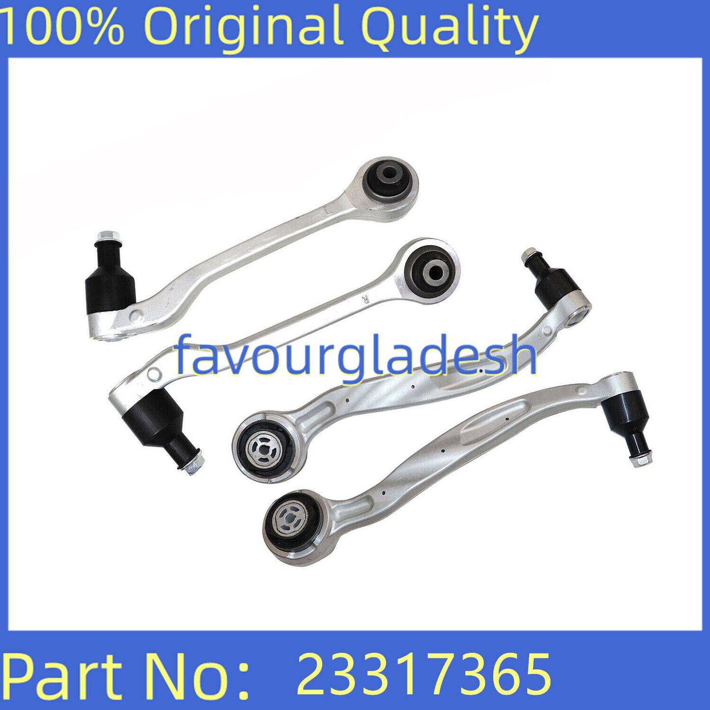 4pcs Control Arm Front LH RH for Chevrolet Camaro 2016-2021 23317365 23317366