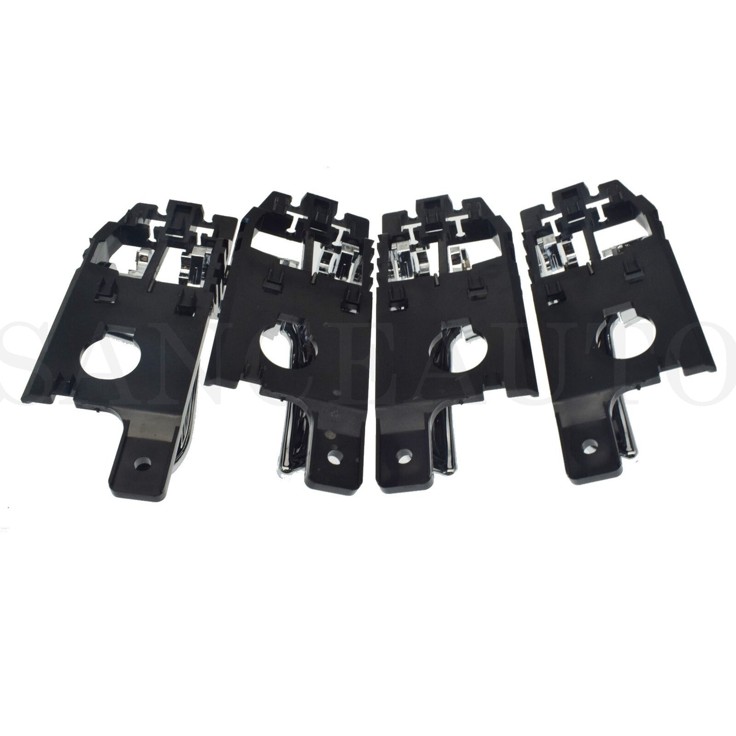 4-piece set of chrome-plated interior door handles for 2005-2010 for Kia . v