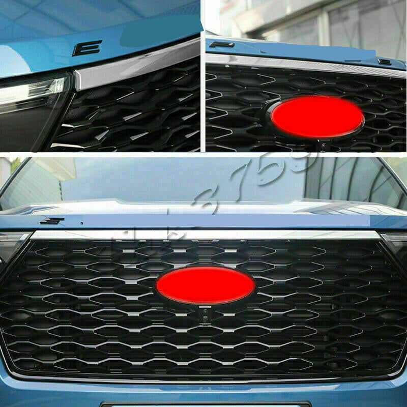 for Ford Explorer 20-2022 Silver ABS Front Hood Grill Bonnet Molding Stripe Trim